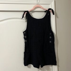 Black L Space Romper